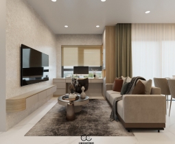 Thiết Kế 3D Nhà Anh Sơn: Không Gian Hiện Đại 2 Phòng Ngủ, 70m2