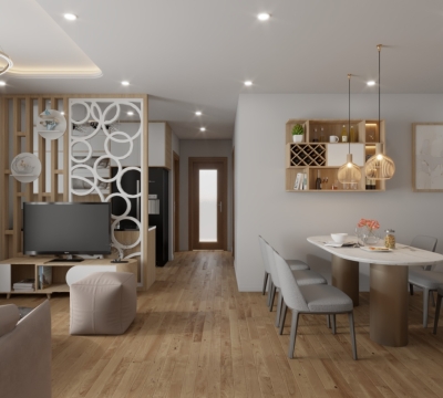 Thiết kế căn hộ Vinhomes Grand Park 3 phòng ngủ