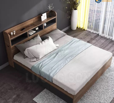 Giường bọc nệm cáo cấp
