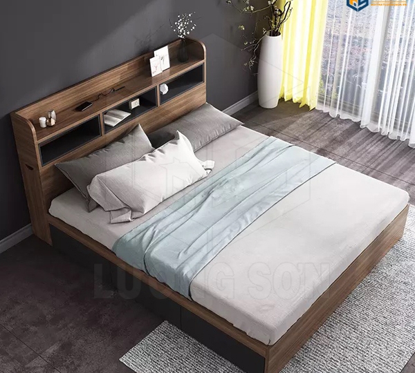 Giường bọc nệm cáo cấp